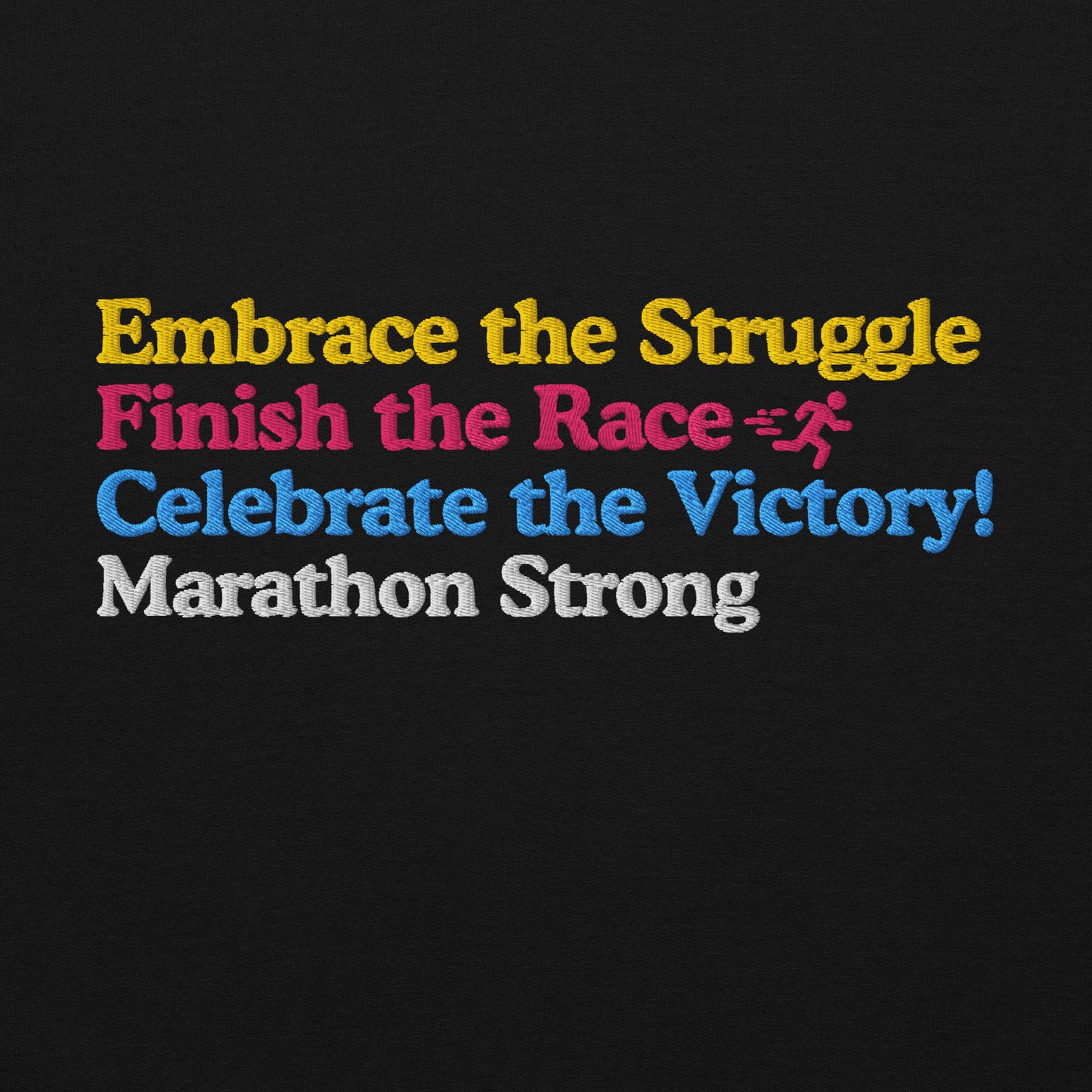 Celebrate the Victory of a Marathon Crewneck