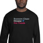 Runners Chase Dreams Not Trends Crewneck