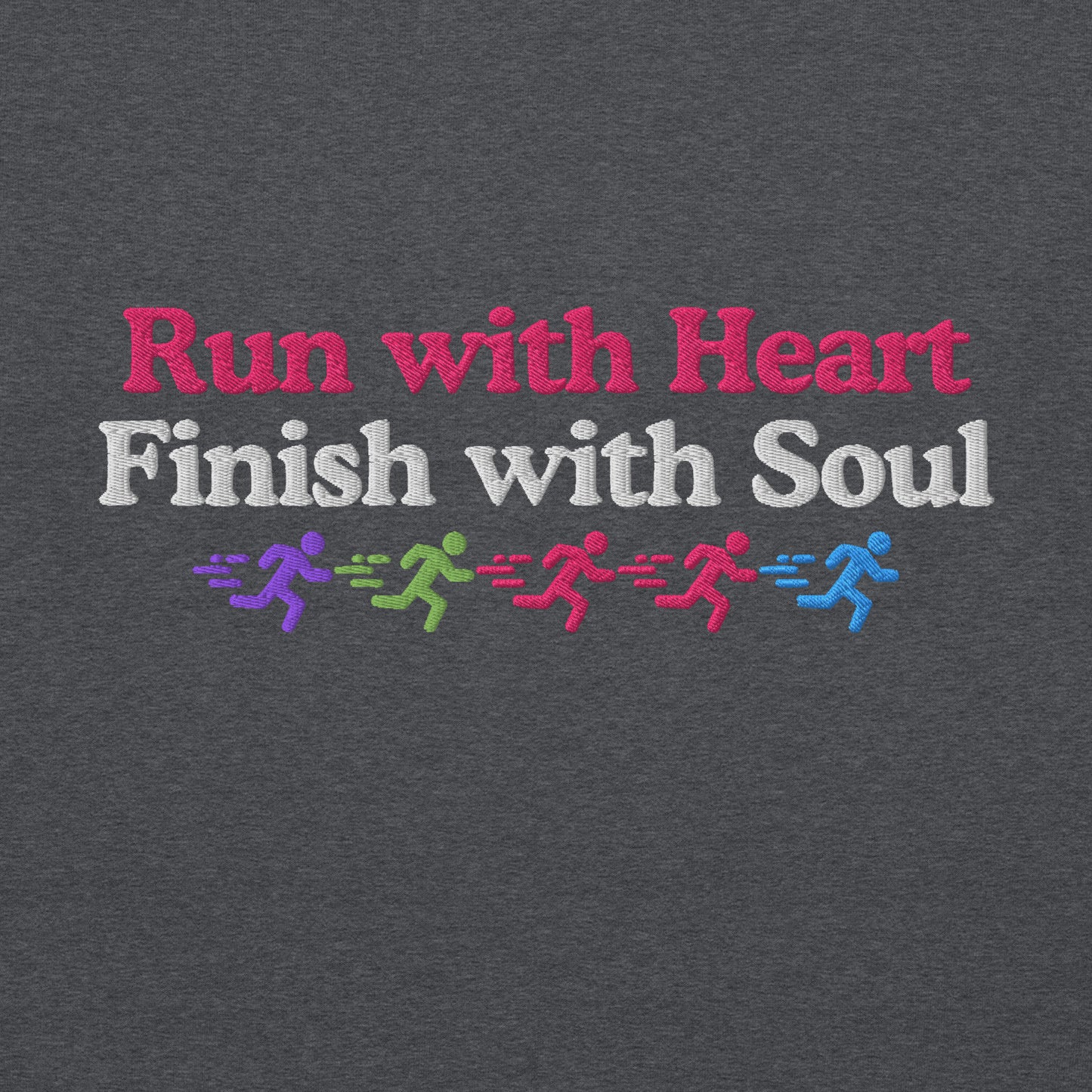 Run with Heart, Finish with Soul Crewneck