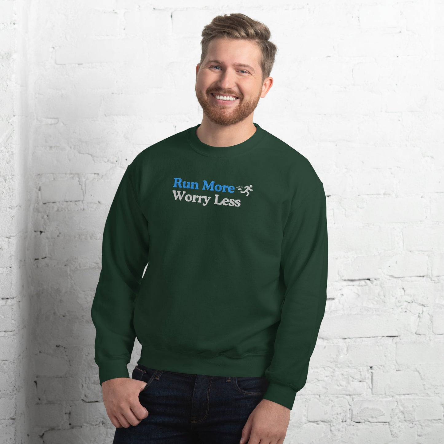 Run More, Worry Less Crewneck