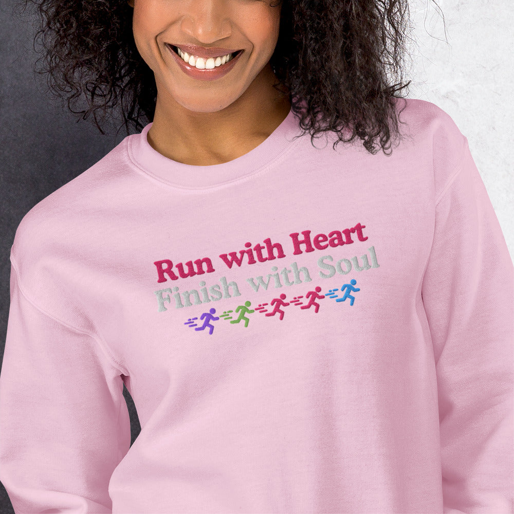 Run with Heart, Finish with Soul Crewneck