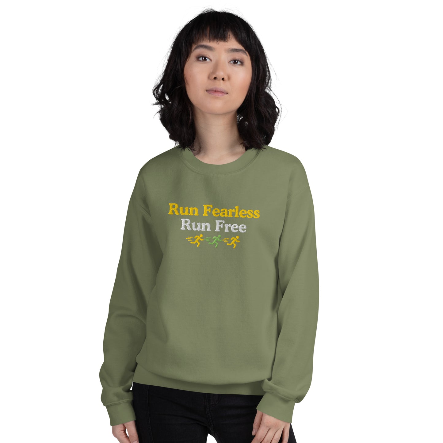 Run Fearless, Run Free Crewneck