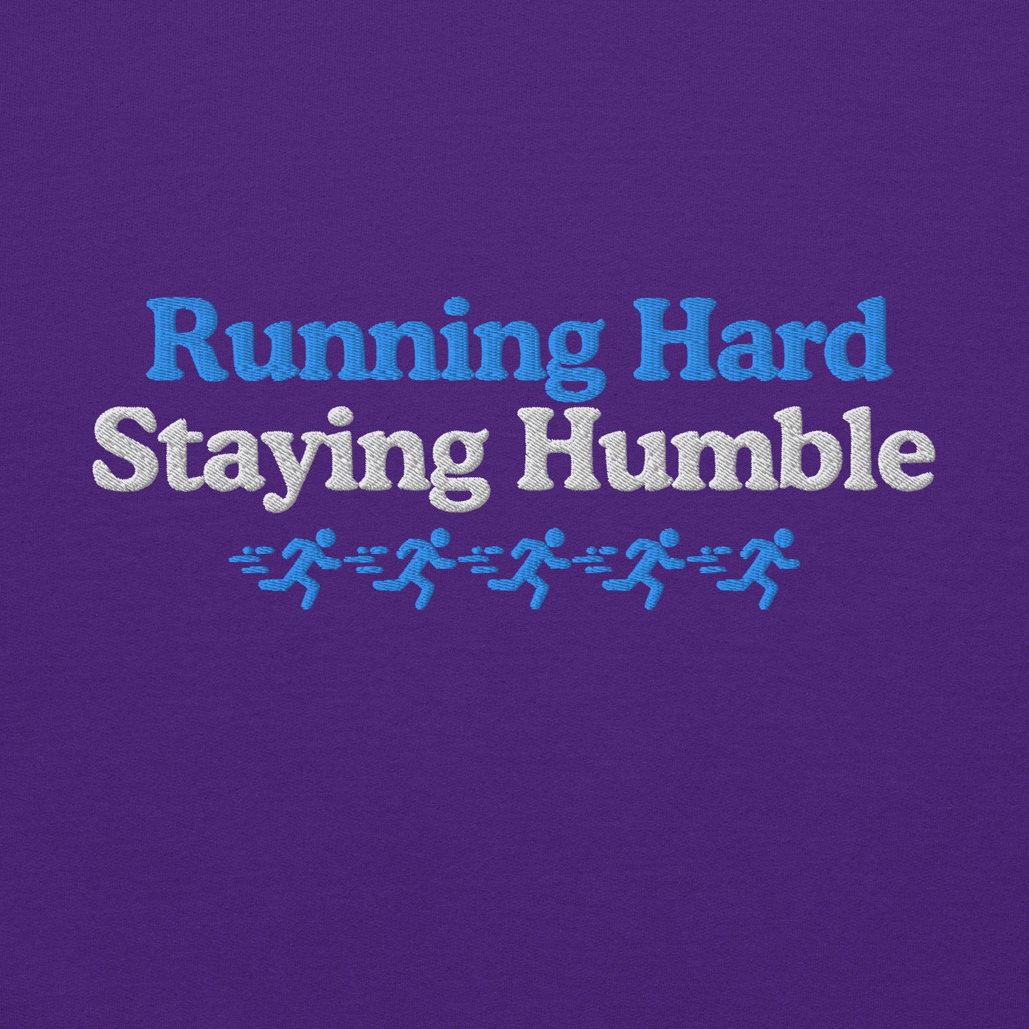 Running Hard, Staying Humble Crewneck