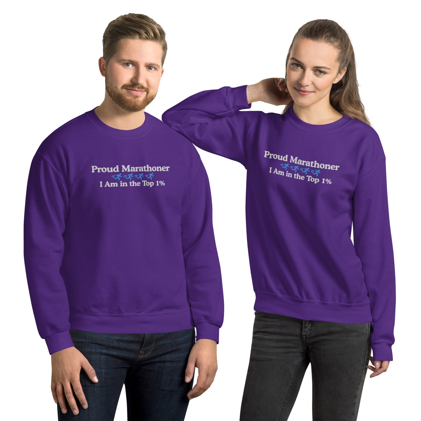 Proud Marathoner Crewneck