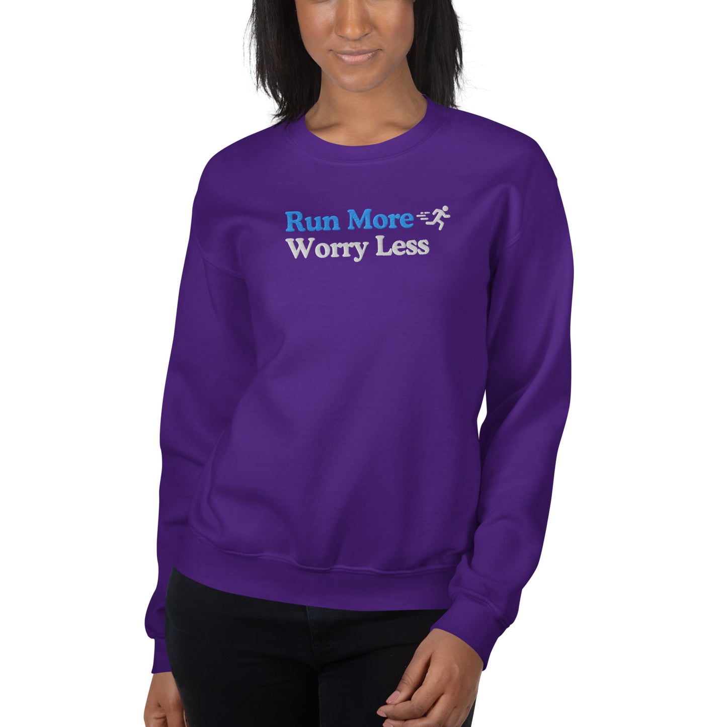 Run More, Worry Less Crewneck