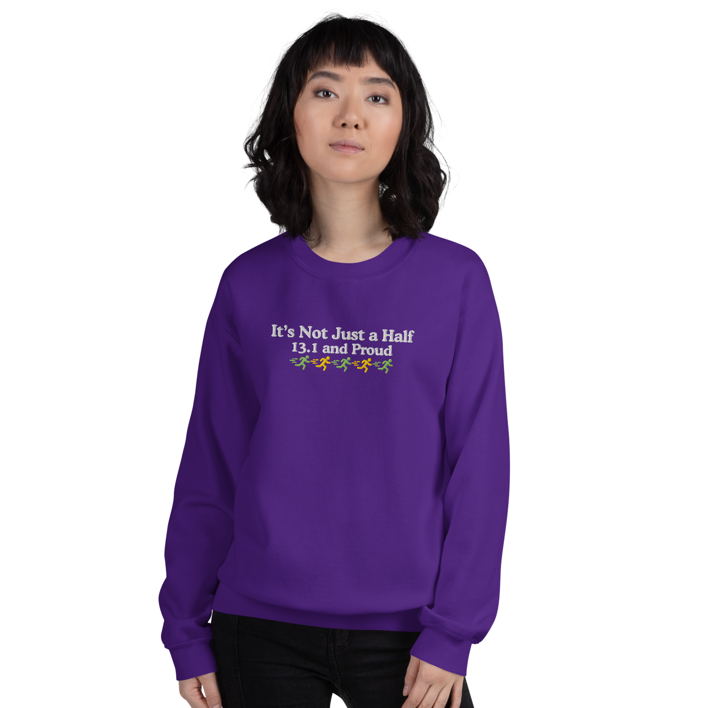 It's Not Just a Half, 13.1 and Proud Crewneck