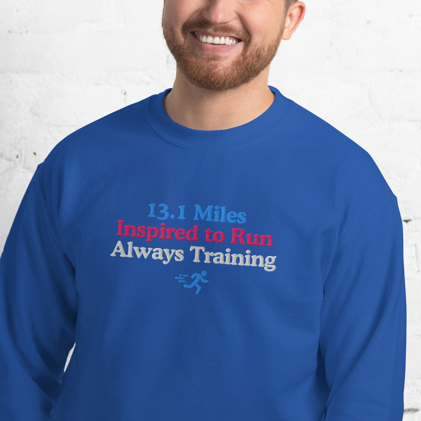 13.1 Miles Inspired to Run, Always Training Crewneck