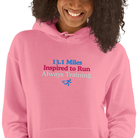 13.1 Miles Inspired to Run, Always Training Hoodie