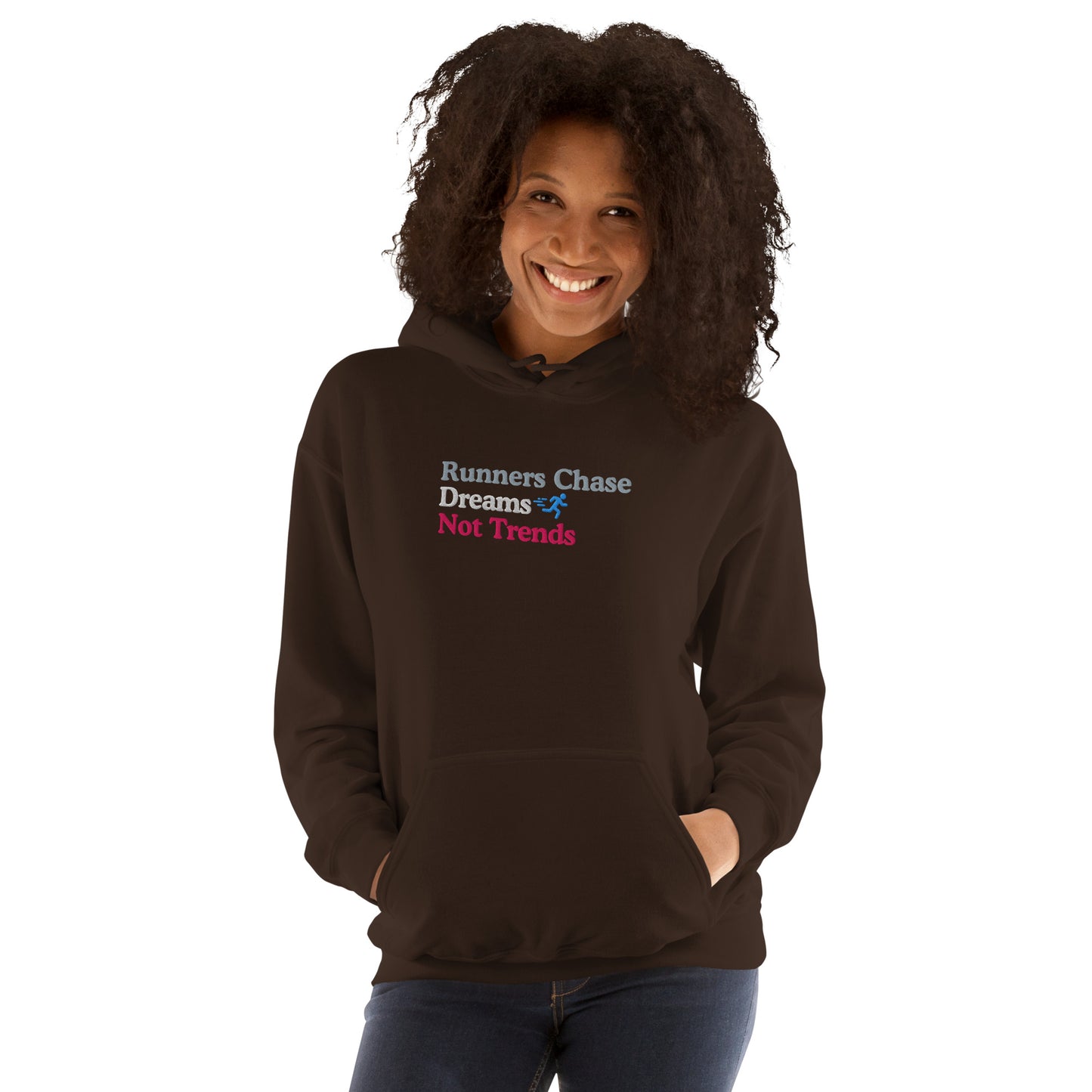 Runners Chase Dreams Not Trends Hoodie