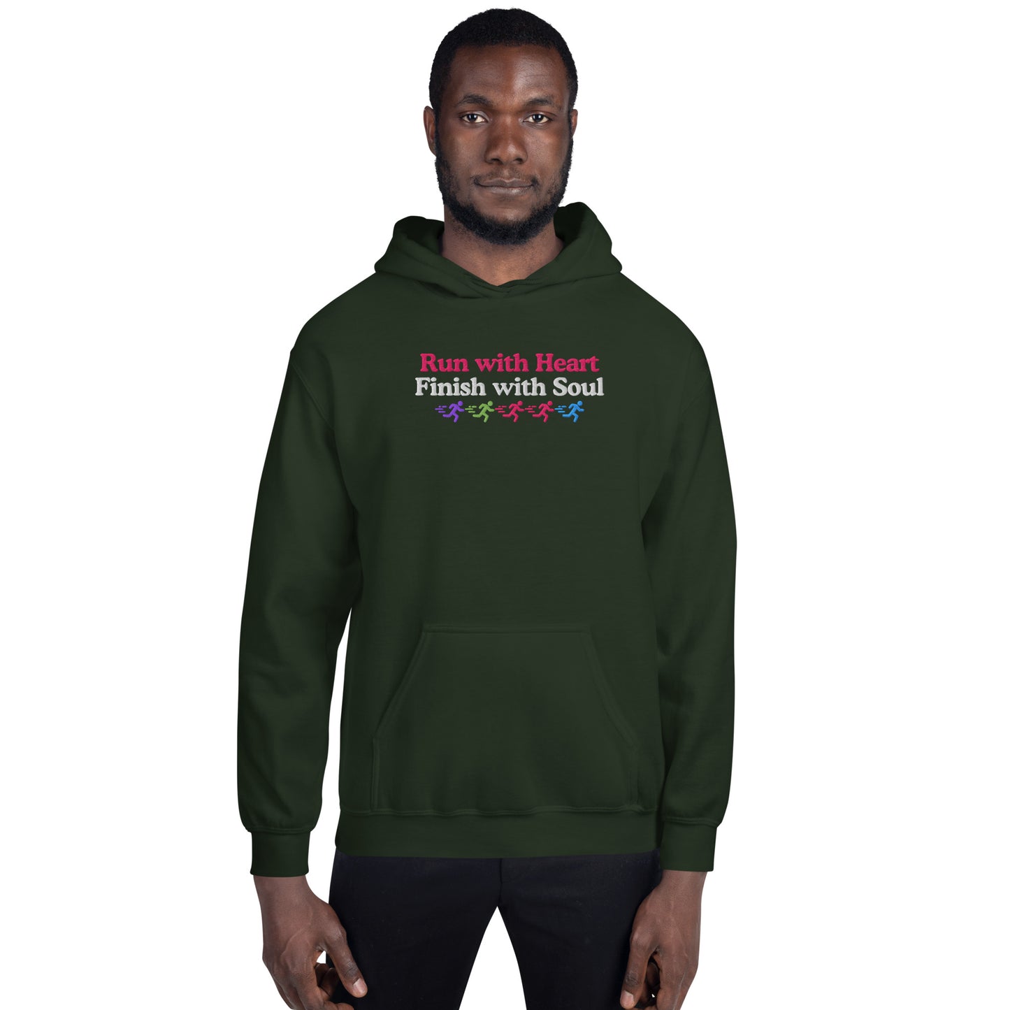 Run with Heart, Finish with Soul Hoodie