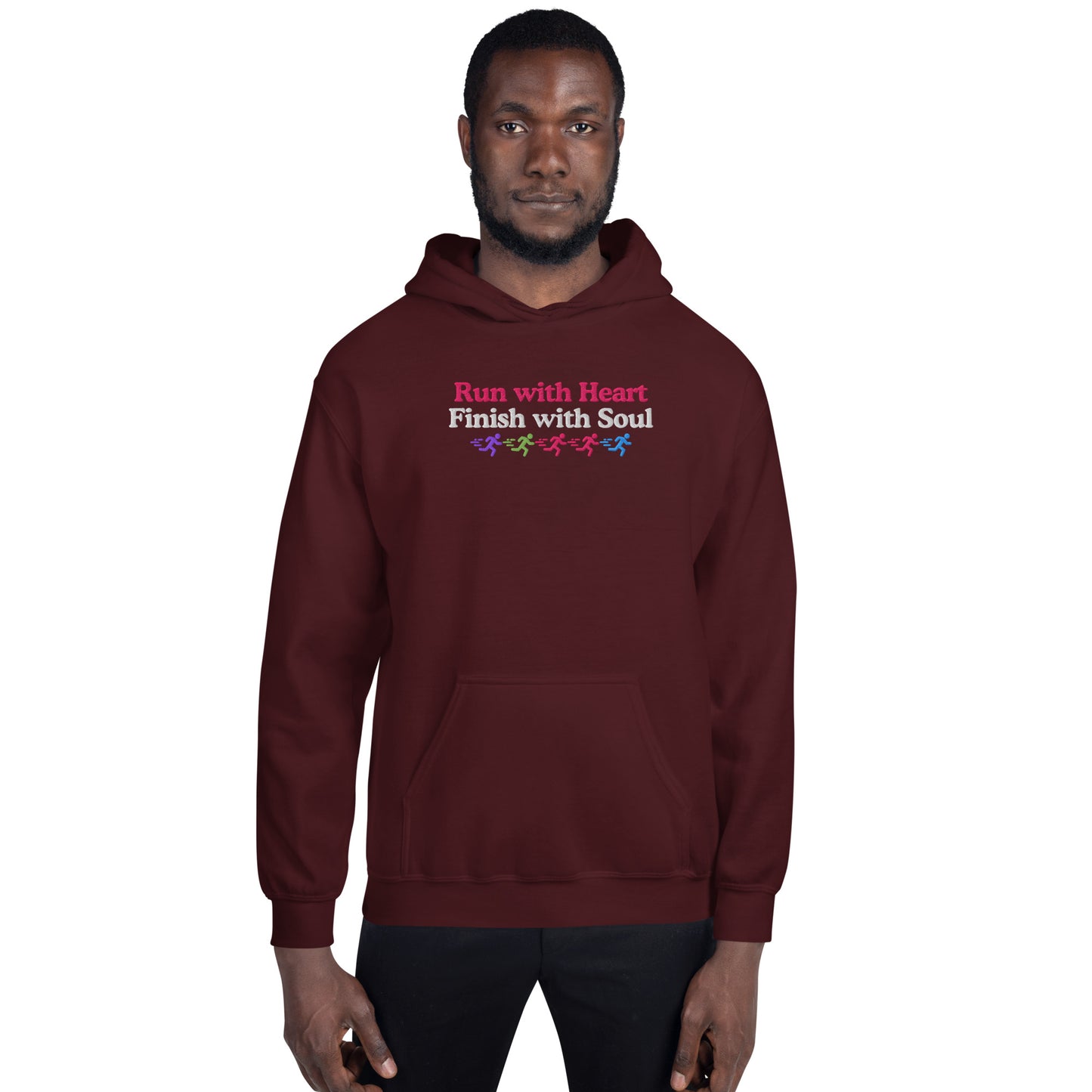 Run with Heart, Finish with Soul Hoodie