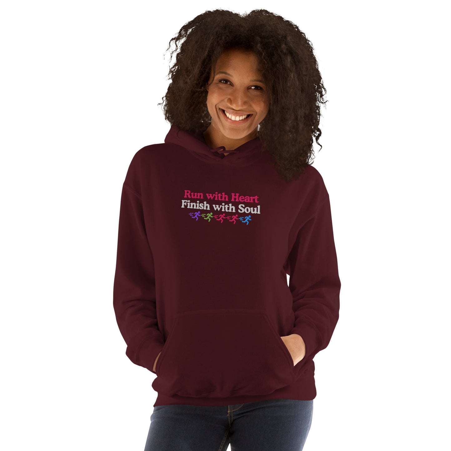 Run with Heart, Finish with Soul Hoodie
