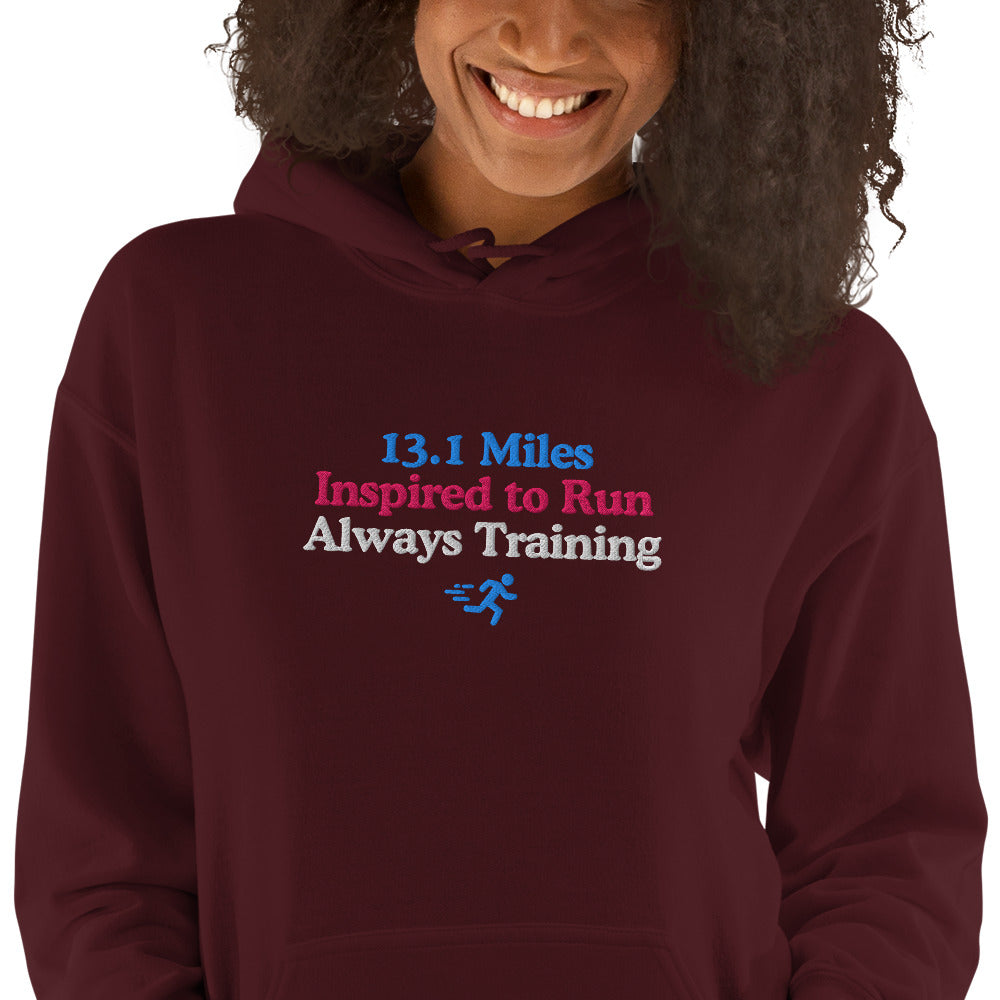 13.1 Miles Inspired to Run, Always Training Hoodie