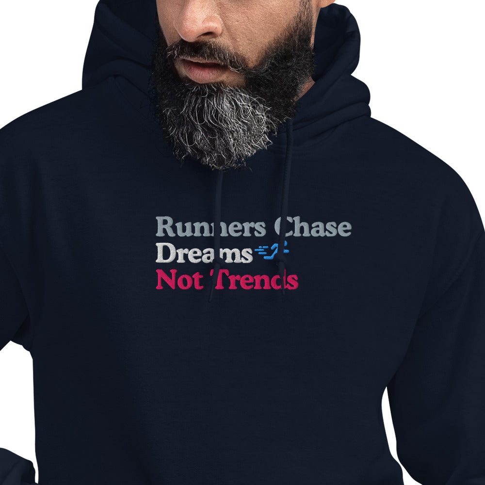 Runners Chase Dreams Not Trends Hoodie