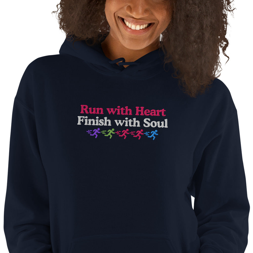 Run with Heart, Finish with Soul Hoodie