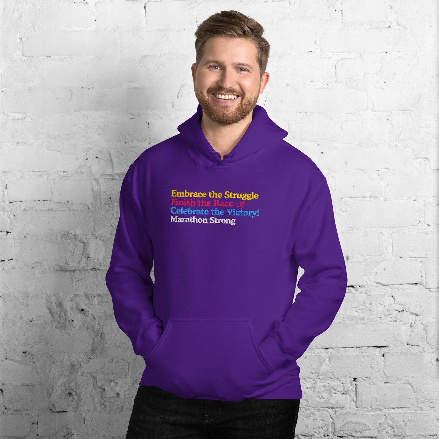 Celebrate the Victory of a Marathon Hoodie