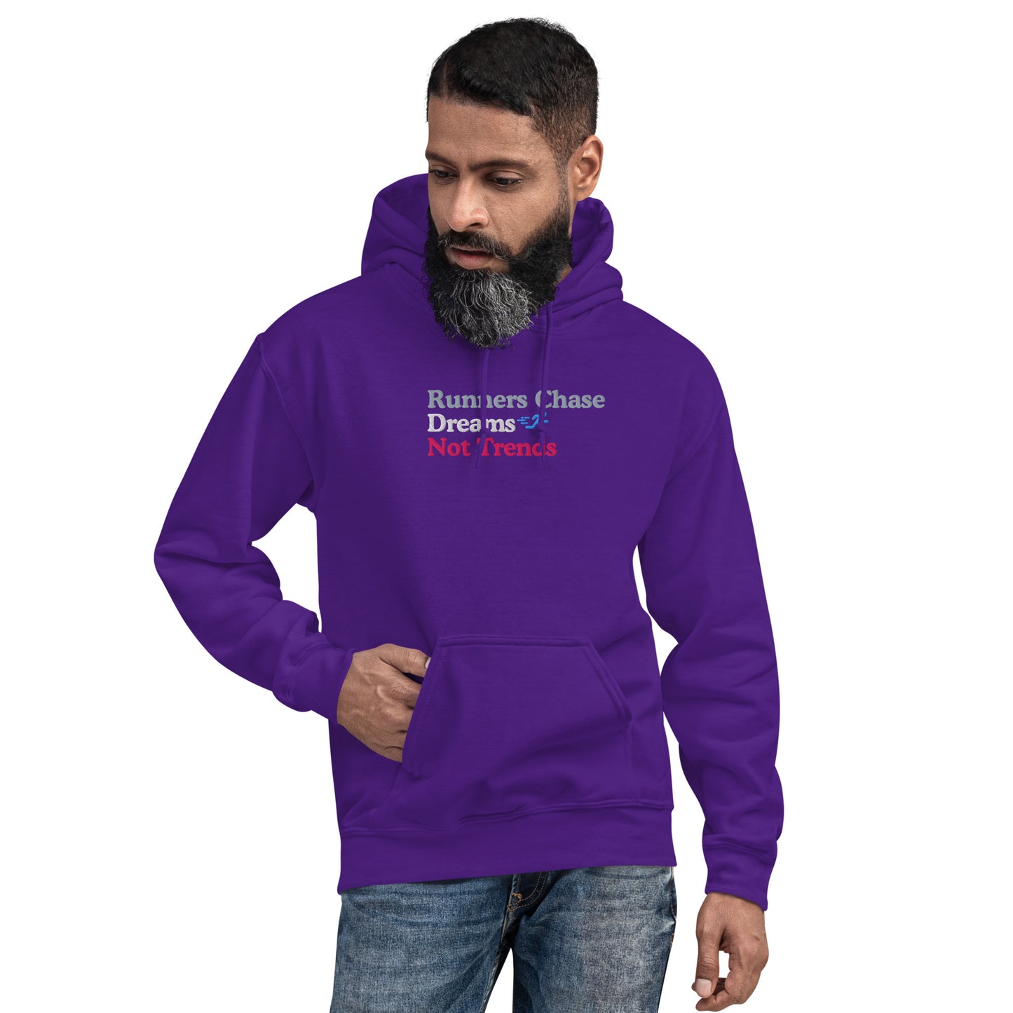 Runners Chase Dreams Not Trends Hoodie