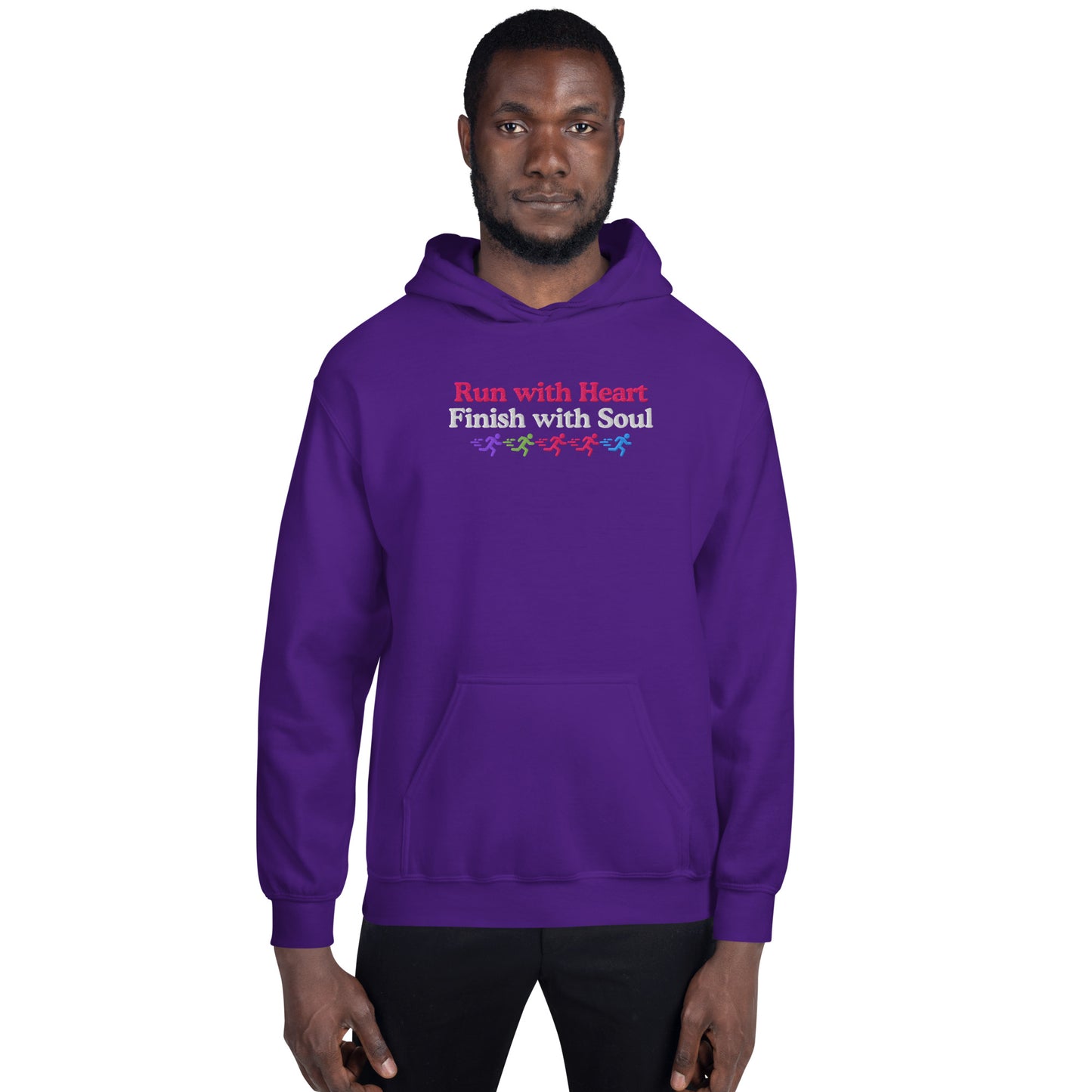 Run with Heart, Finish with Soul Hoodie