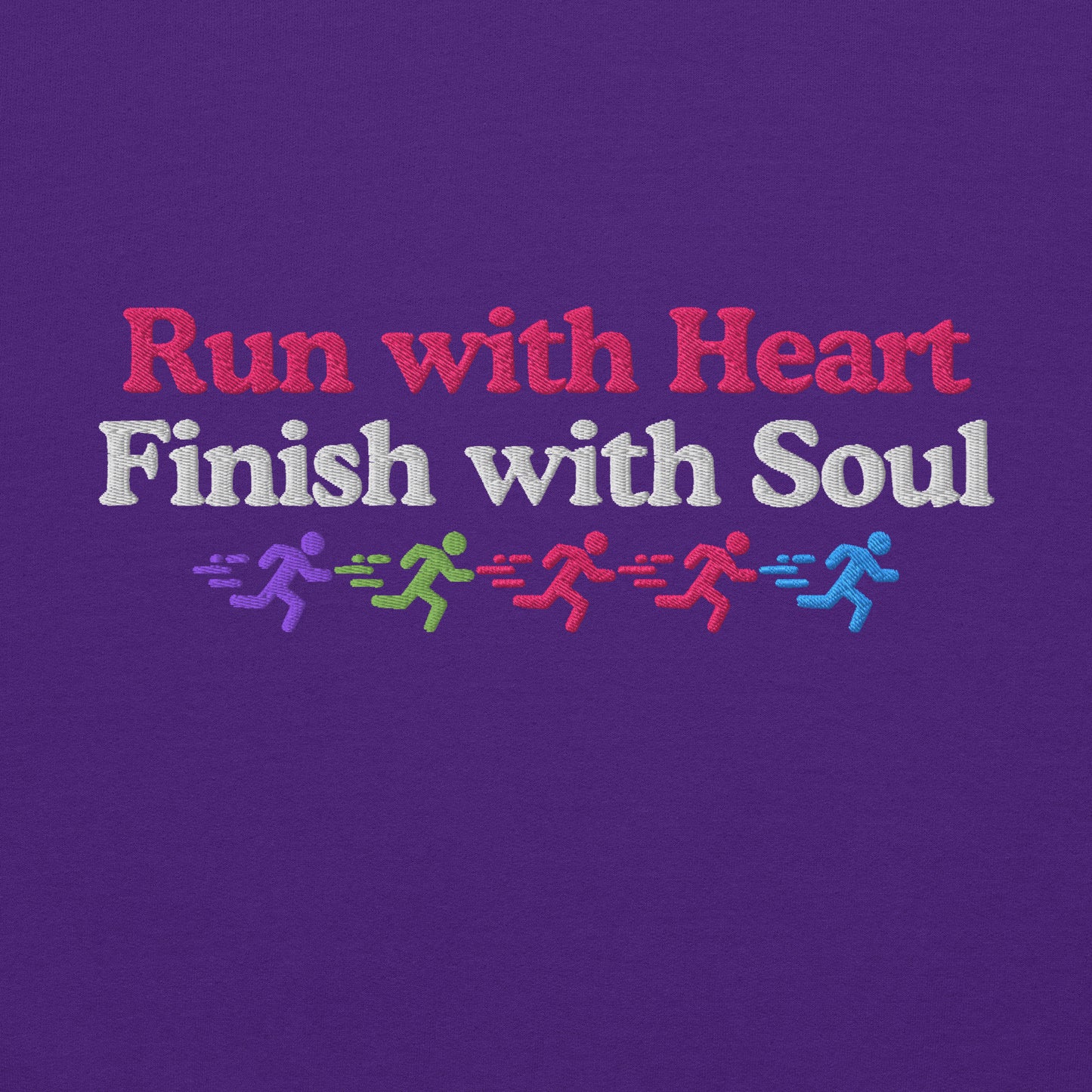 Run with Heart, Finish with Soul Hoodie