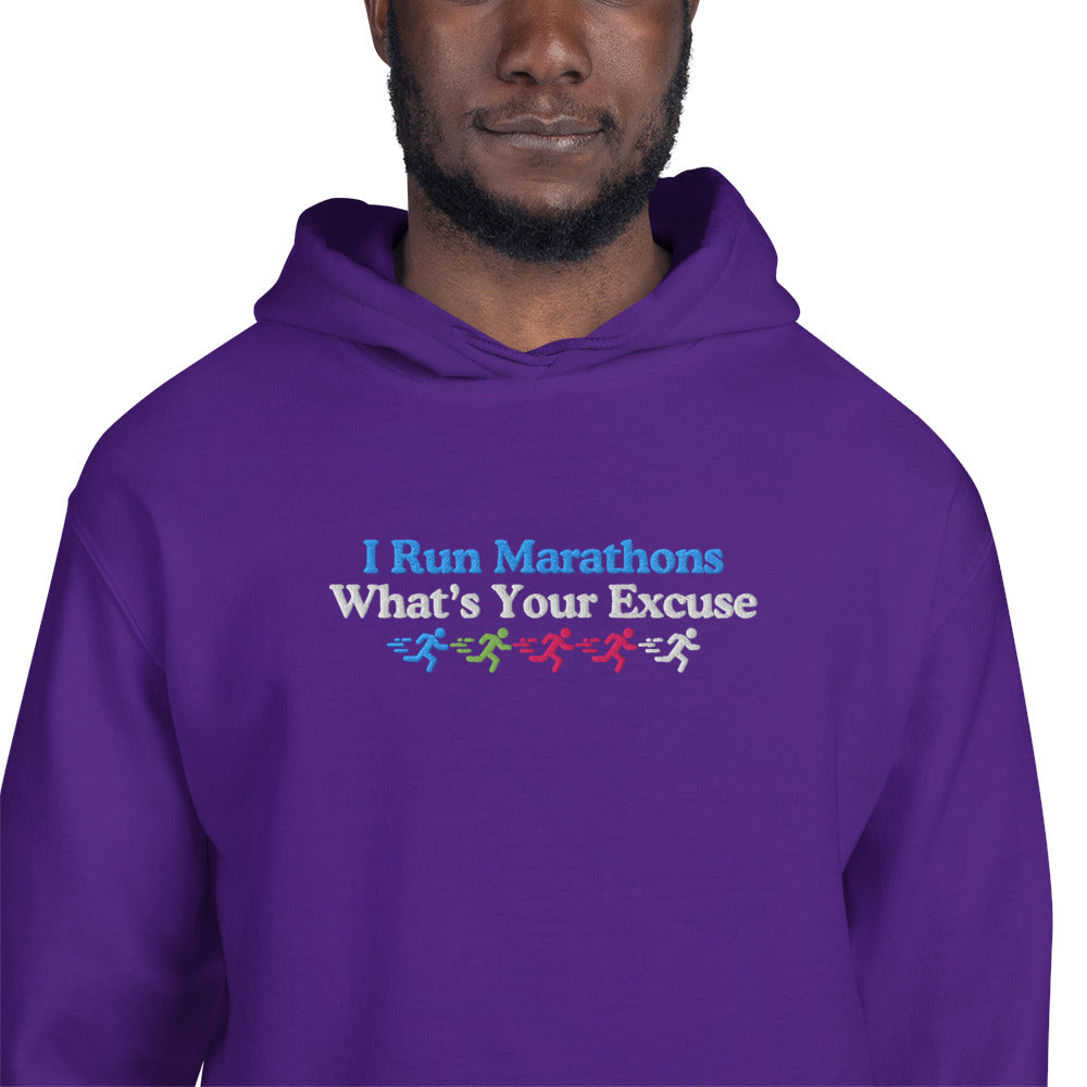 I Run Marathons, What's Your Excuse Hoodie