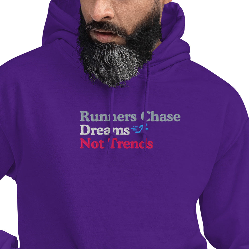 Runners Chase Dreams Not Trends Hoodie