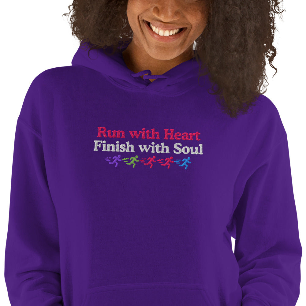 Run with Heart, Finish with Soul Hoodie