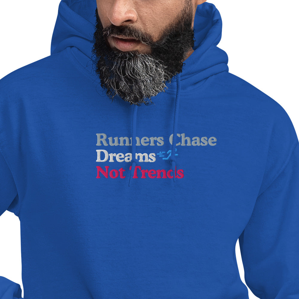 Runners Chase Dreams Not Trends Hoodie